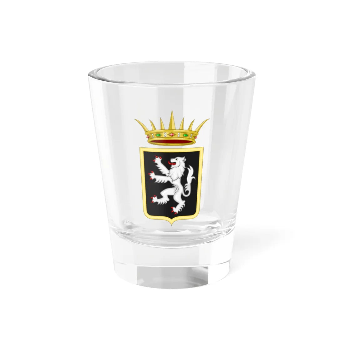 Valle dAosta-Stemma (Italy) (Coat of Arms) Shot Glass 1.5oz 1.5oz - Go Mug Yourself
