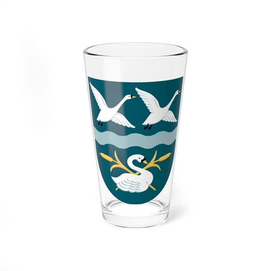 Vallensbæk Kommune coa (Denmark) (Coat of Arms) Pint Glass 16oz 16oz - Go Mug Yourself