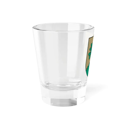 Valmieras apriņķa ģerbonis (Latvia) (Coat of Arms) Shot Glass 1.5oz - Go Mug Yourself
