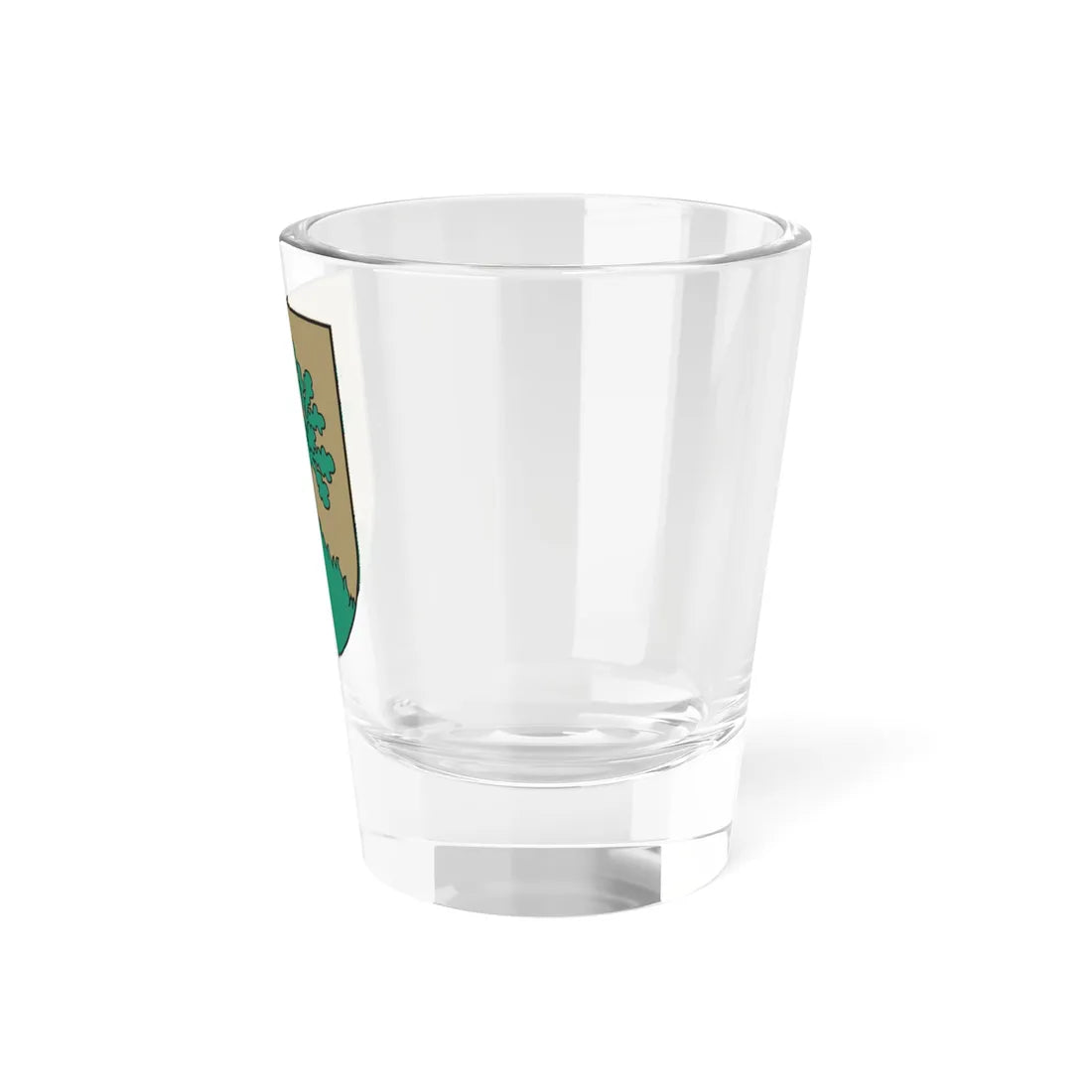 Valmieras apriņķa ģerbonis (Latvia) (Coat of Arms) Shot Glass 1.5oz - Go Mug Yourself