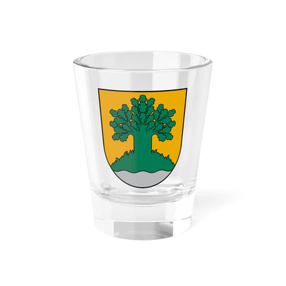 Valmieras novada ģerbonis (Latvia) (Coat of Arms) Shot Glass 1.5oz 1.5oz - Go Mug Yourself