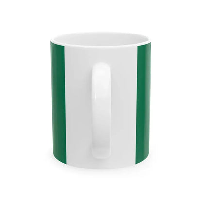 Valmieras novada karogs (Latvia) White Coffee Mug - Go Mug Yourself