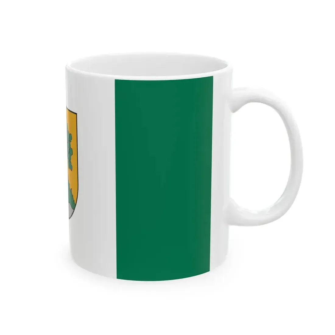 Valmieras novada karogs (Latvia) White Coffee Mug - Go Mug Yourself