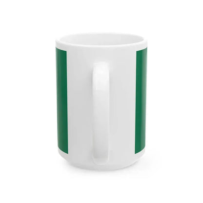 Valmieras novada karogs (Latvia) White Coffee Mug - Go Mug Yourself