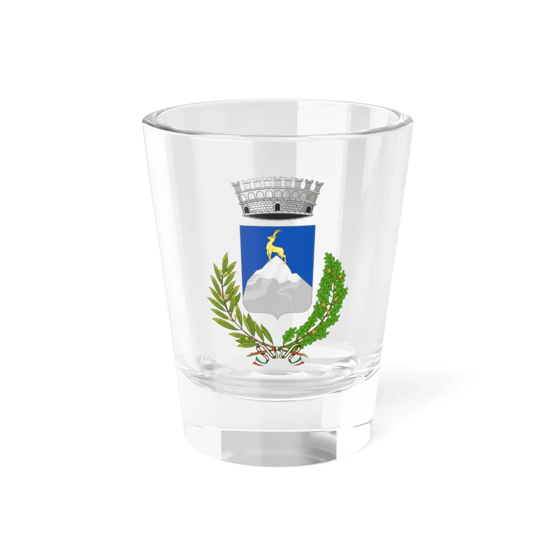 Valsavarenche-Stemma (Italy) (Coat of Arms) Shot Glass 1.5oz 1.5oz - Go Mug Yourself