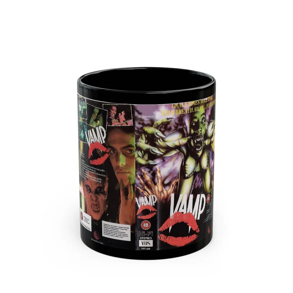 VAMP (VHS COVER) - Black Coffee Mug-11oz-Go Mug Yourself