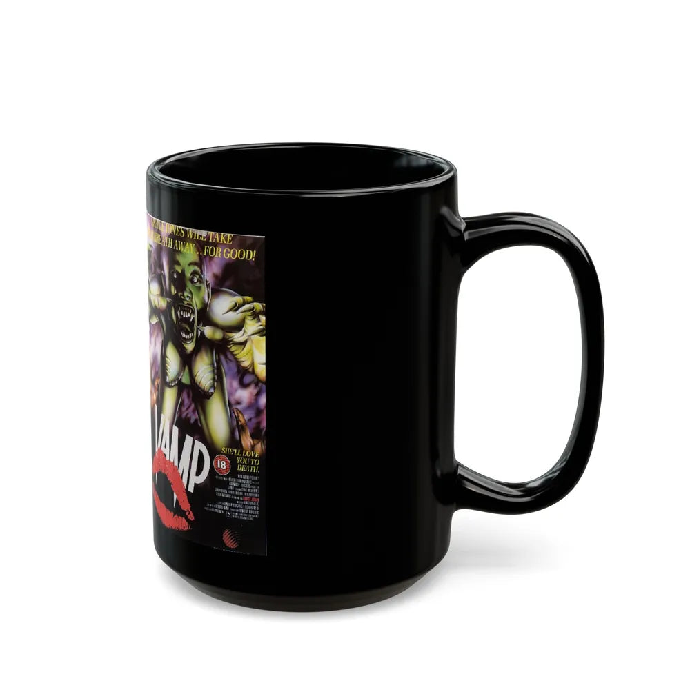 VAMP (VHS COVER) - Black Coffee Mug-Go Mug Yourself