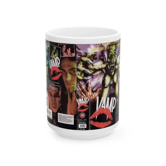 VAMP (VHS COVER) - White Coffee Mug-15oz-Go Mug Yourself