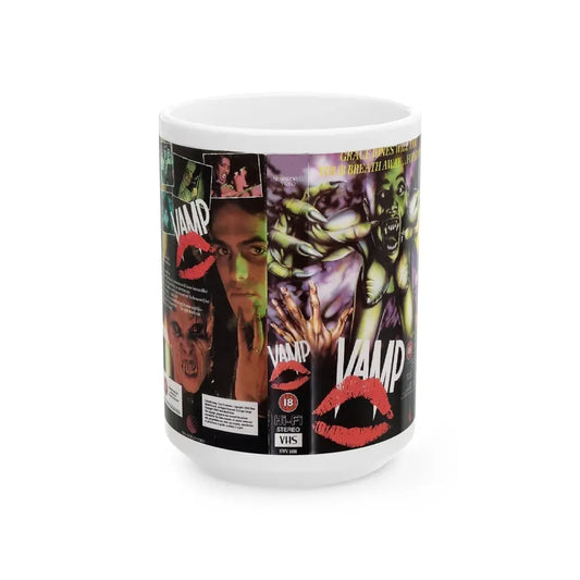 VAMP (VHS COVER) - White Coffee Mug 15oz - Go Mug Yourself