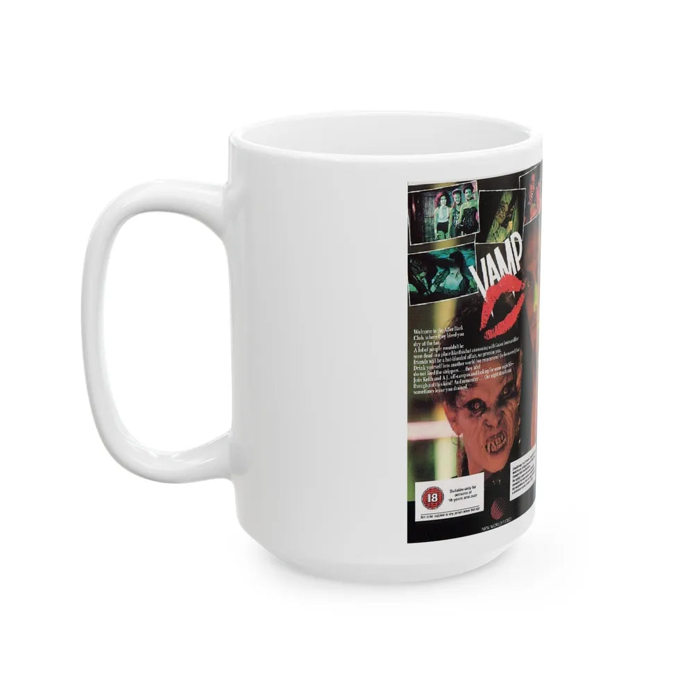 VAMP (VHS COVER) - White Coffee Mug-Go Mug Yourself