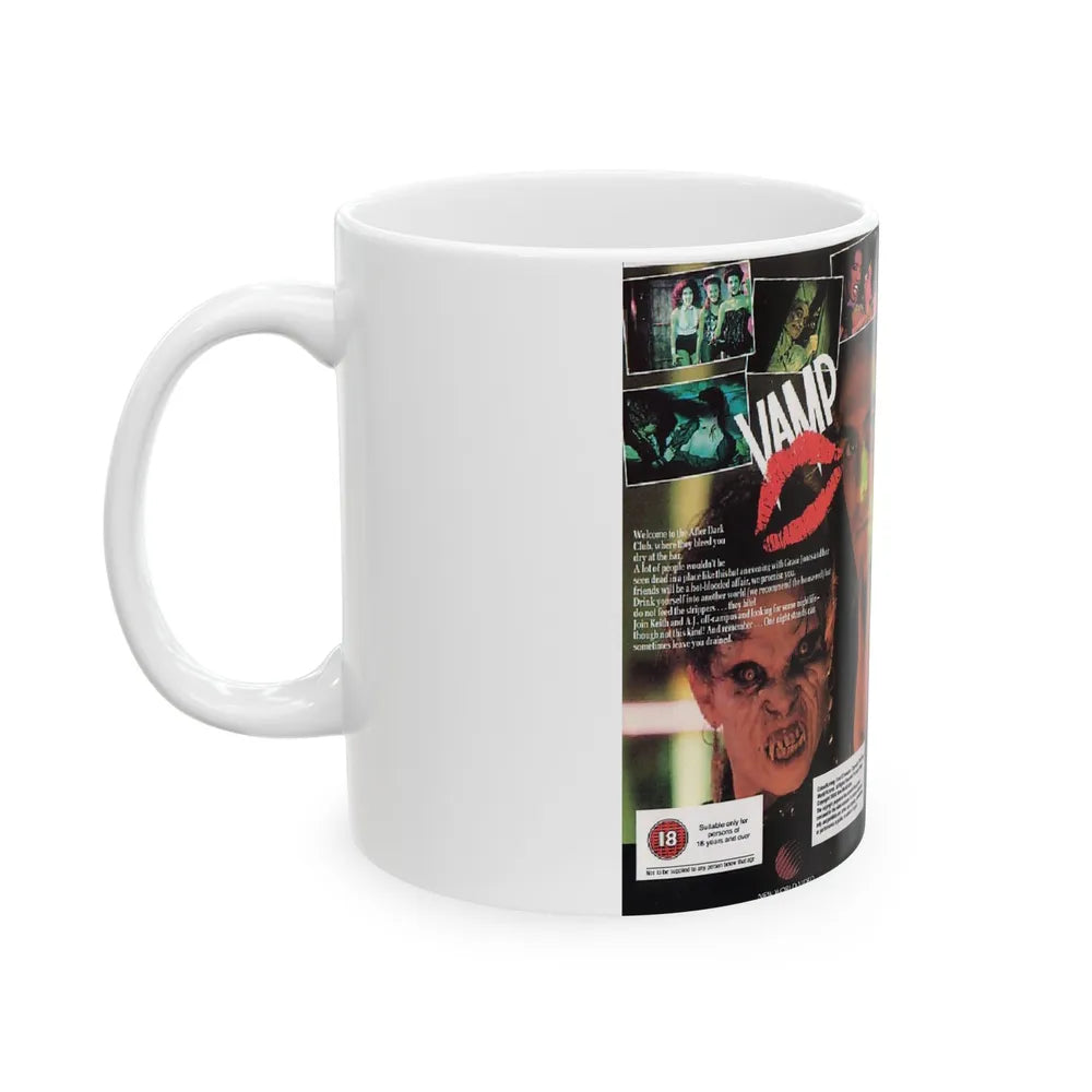 VAMP (VHS COVER) - White Coffee Mug-Go Mug Yourself