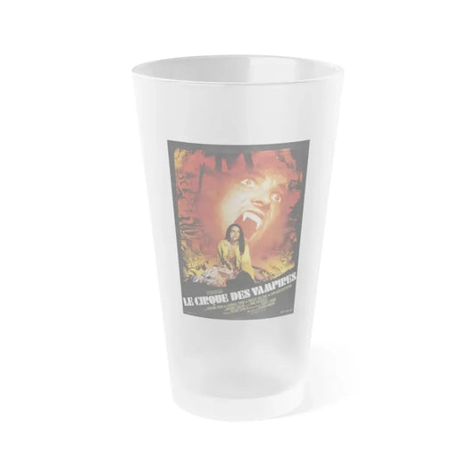 VAMPIRE CIRCUS (FRENCH) 1972 Movie Poster - Frosted Pint Glass 16oz Default Title - Go Mug Yourself