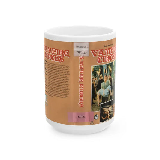 VAMPIRE CIRCUS REGIE ROBERT YOUNG (VHS COVER) - White Coffee Mug 15oz - Go Mug Yourself