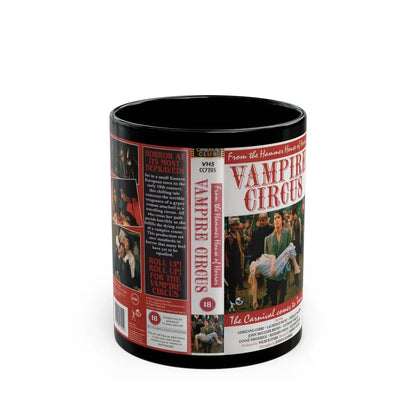 VAMPIRE CIRCUS (VHS COVER) - Black Coffee Mug-11oz-Go Mug Yourself