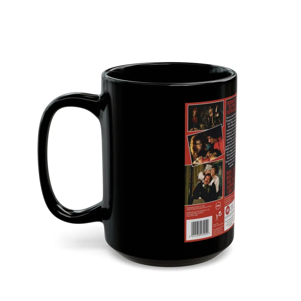 VAMPIRE CIRCUS (VHS COVER) - Black Coffee Mug-Go Mug Yourself