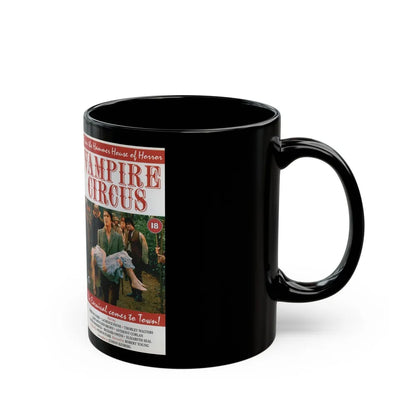 VAMPIRE CIRCUS (VHS COVER) - Black Coffee Mug-Go Mug Yourself