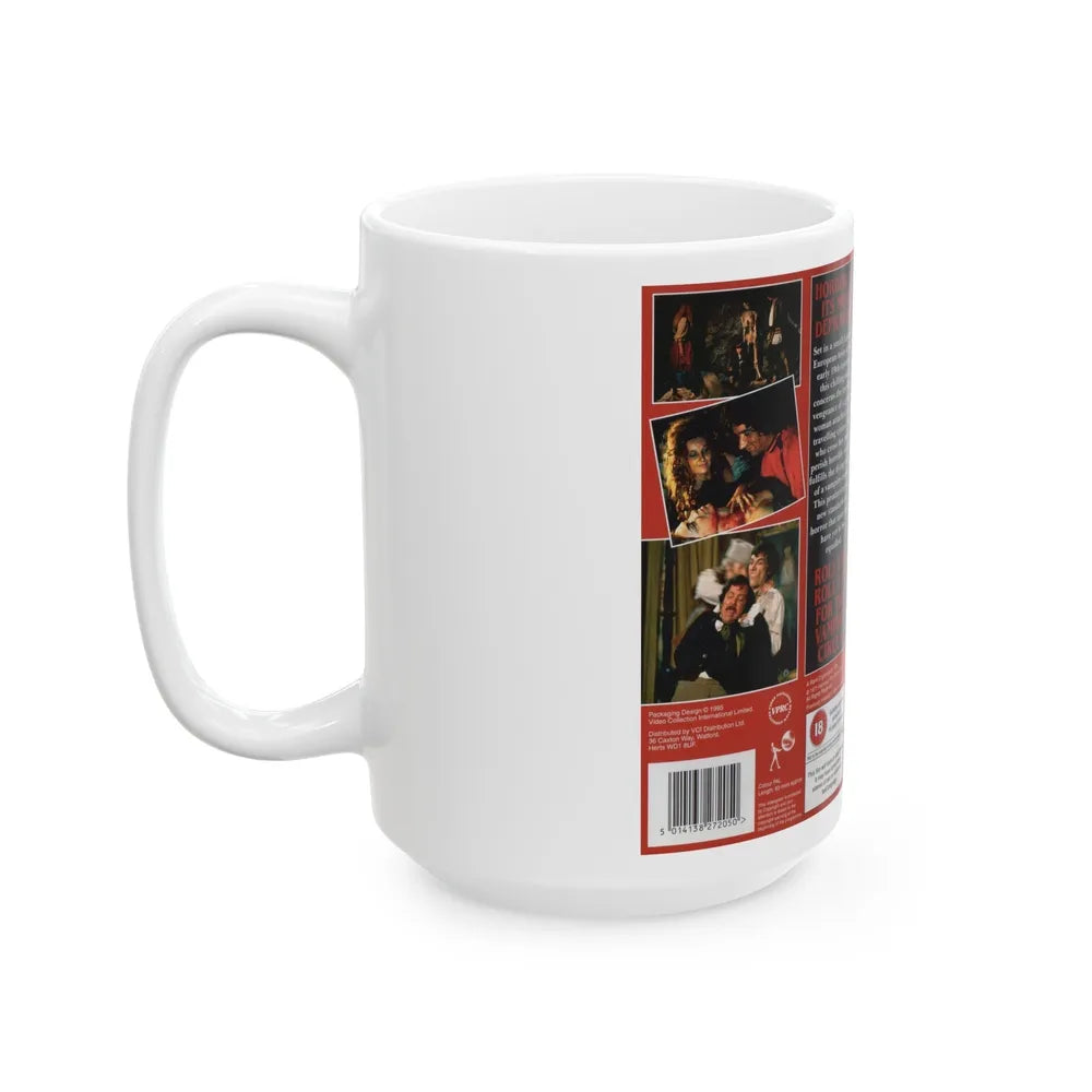 VAMPIRE CIRCUS (VHS COVER) - White Coffee Mug-Go Mug Yourself