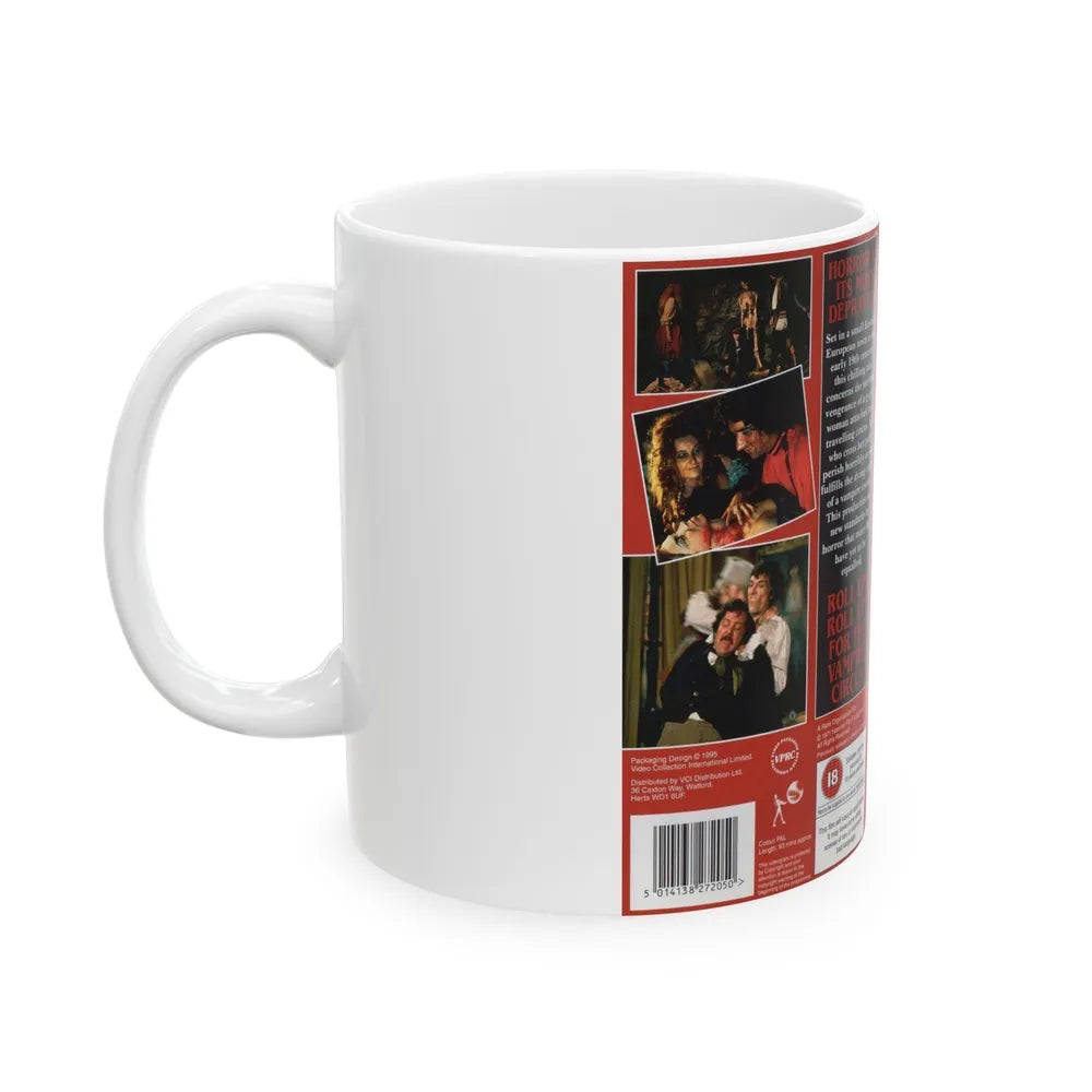 VAMPIRE CIRCUS (VHS COVER) - White Coffee Mug-Go Mug Yourself