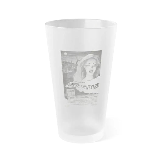 VAMPIRE GRAVEYARD (VAMPIRE HOOKERS) 1978 Movie Poster - Frosted Pint Glass 16oz Default Title - Go Mug Yourself