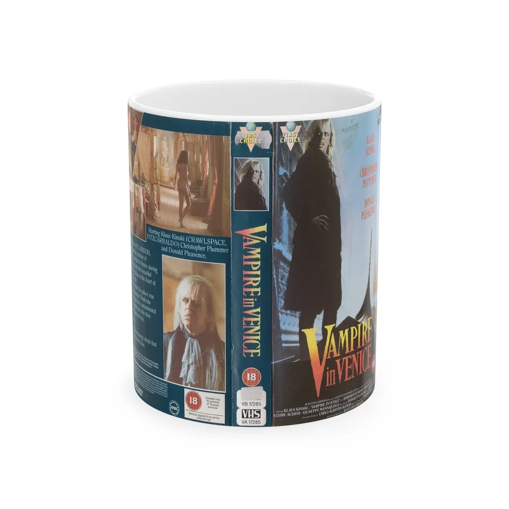 VAMPIRE IN VENICE (VHS COVER) - White Coffee Mug-11oz-Go Mug Yourself