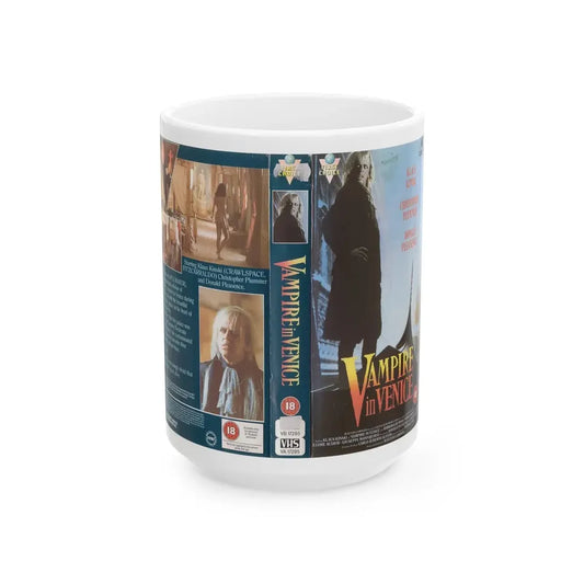 VAMPIRE IN VENICE (VHS COVER) - White Coffee Mug 15oz - Go Mug Yourself