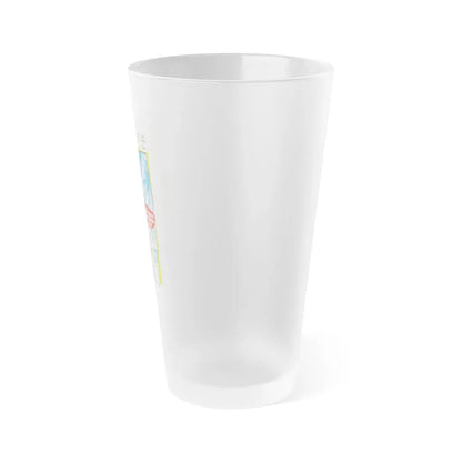 VAMPIRE'S COFFIN + THE ROBOT VS THE AZTEC MUMMY 1964 Movie Poster - Frosted Pint Glass 16oz - Go Mug Yourself