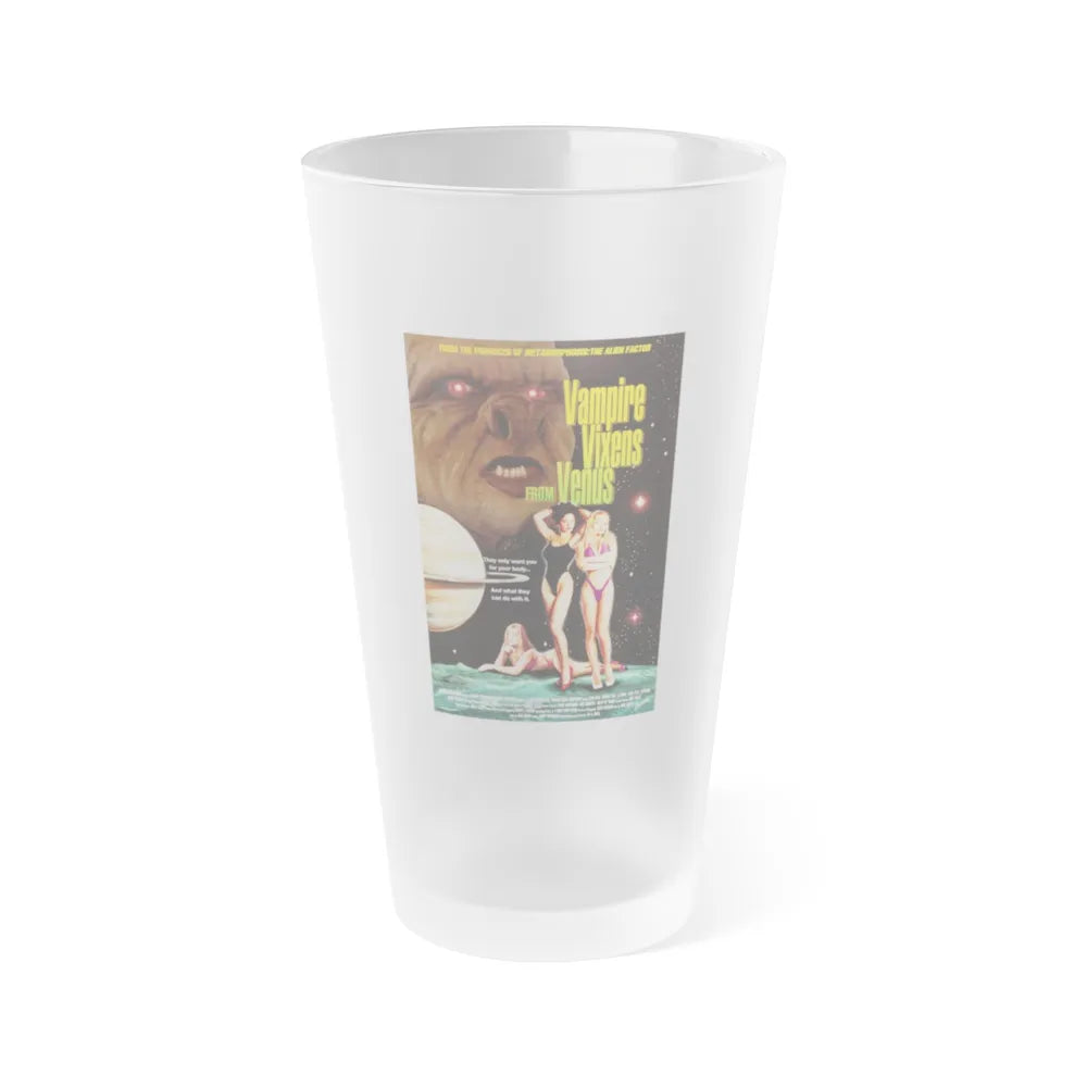 VAMPIRE VIXENS FROM VENUS 1995 Movie Poster - Frosted Pint Glass 16oz-16oz-Frosted-Go Mug Yourself