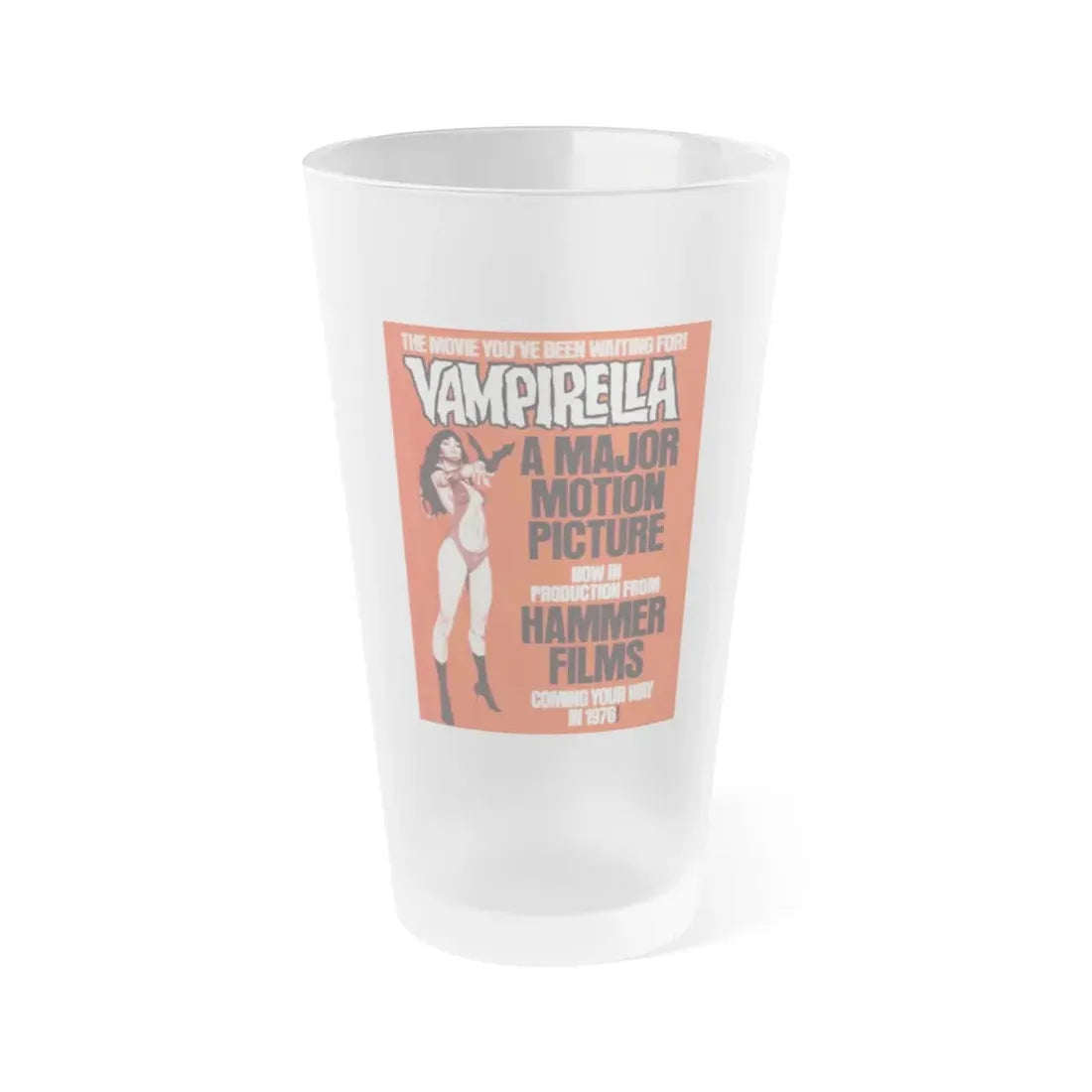 VAMPIRELLA (UNRELEASED) 1996 Movie Poster - Frosted Pint Glass 16oz Default Title - Go Mug Yourself