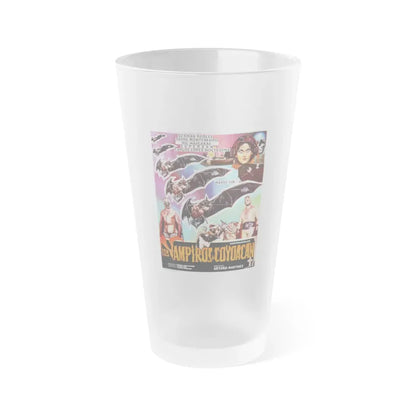VAMPIRES OF COYOACAN 1974 Movie Poster - Frosted Pint Glass 16oz Default Title - Go Mug Yourself