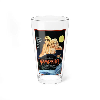 VAMPYRES 1975 Movie Poster - Pint Glass 16oz-16oz-Go Mug Yourself