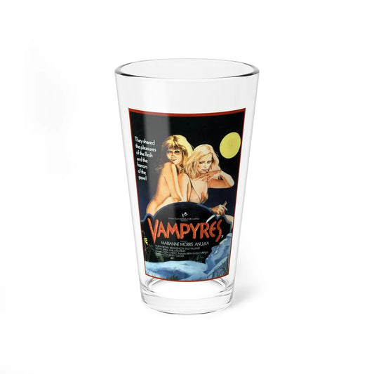 VAMPYRES 1975 Movie Poster - Pint Glass 16oz-16oz-Go Mug Yourself