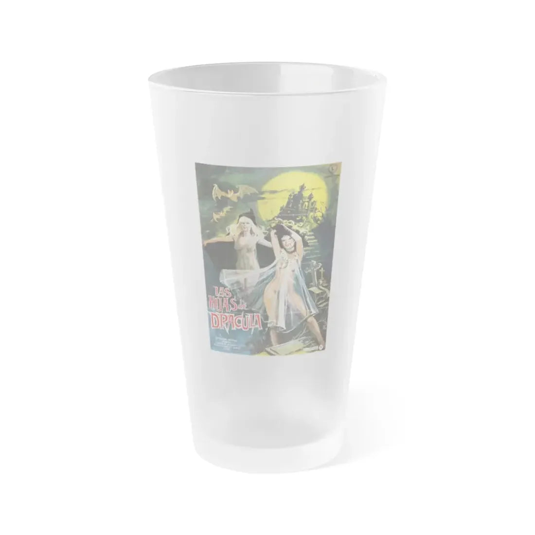 VAMPYRES (2) 1975 Movie Poster - Frosted Pint Glass 16oz Default Title - Go Mug Yourself