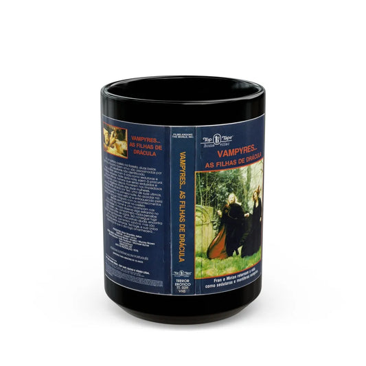 VAMPYRES AS FILHAS DE DRACULA (VHS COVER) - Black Coffee Mug-15oz-Go Mug Yourself