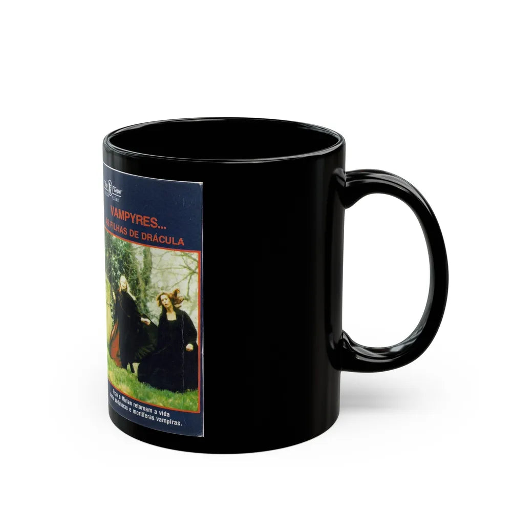 VAMPYRES AS FILHAS DE DRACULA (VHS COVER) - Black Coffee Mug-Go Mug Yourself