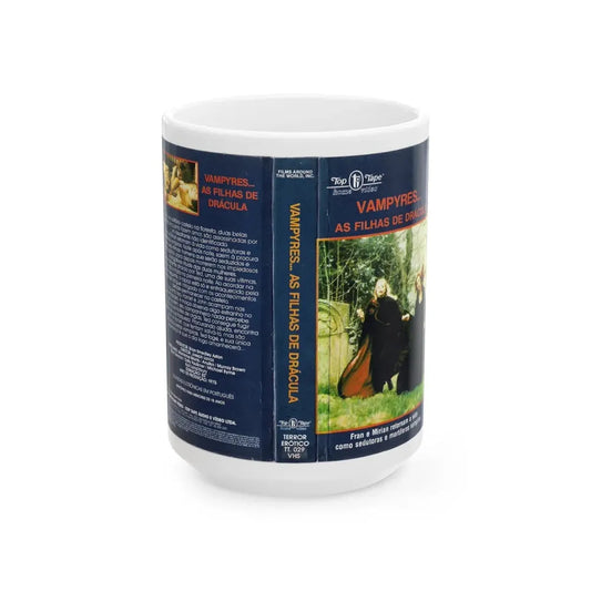 VAMPYRES AS FILHAS DE DRACULA (VHS COVER) - White Coffee Mug 15oz - Go Mug Yourself