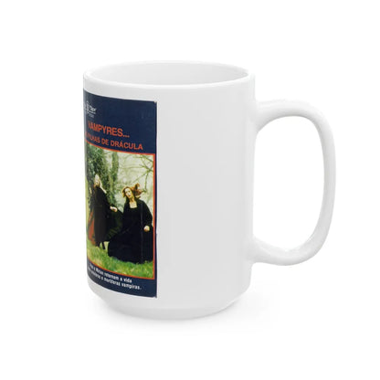 VAMPYRES AS FILHAS DE DRACULA (VHS COVER) - White Coffee Mug-Go Mug Yourself