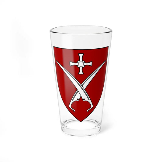Van Mildert Coll Durham shield (England) (Coat of Arms) Pint Glass 16oz 16oz - Go Mug Yourself