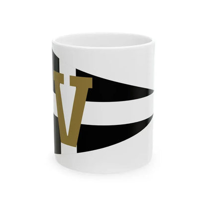 Vanderbilt burgee (United States) White Coffee Mug 11oz - Go Mug Yourself
