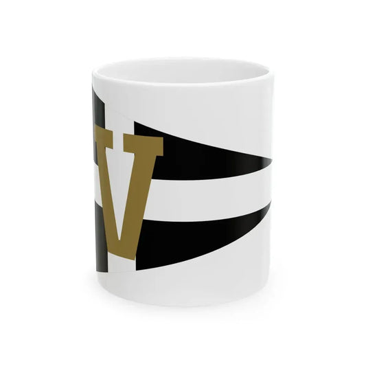 Vanderbilt burgee (United States) White Coffee Mug 11oz - Go Mug Yourself