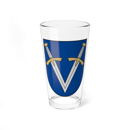 Vandžiogalos herbas (Lithuania) (Coat of Arms) Pint Glass 16oz 16oz - Go Mug Yourself