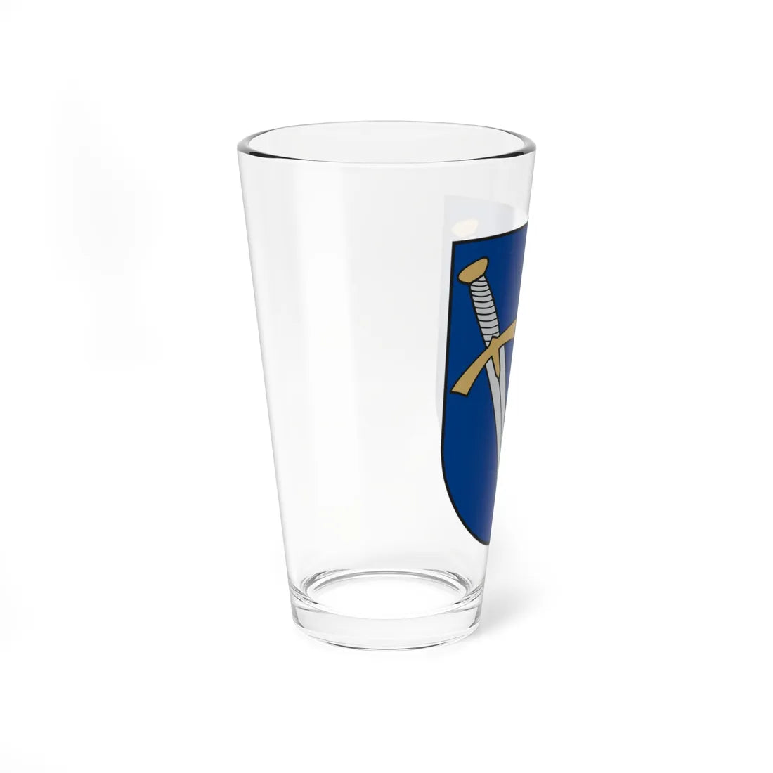 Vandžiogalos herbas (Lithuania) (Coat of Arms) Pint Glass 16oz - Go Mug Yourself