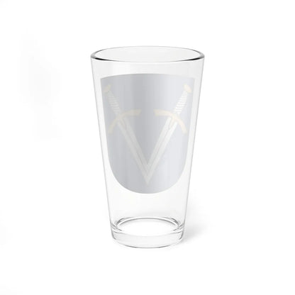 Vandžiogalos herbas (Lithuania) (Coat of Arms) Pint Glass 16oz - Go Mug Yourself