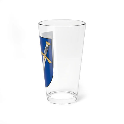 Vandžiogalos herbas (Lithuania) (Coat of Arms) Pint Glass 16oz - Go Mug Yourself