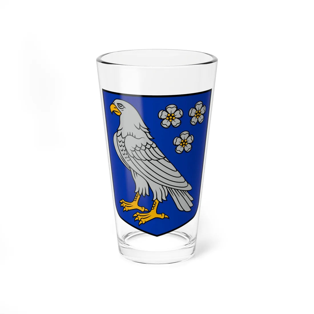 Vandzenes pagasta ģerbonis (Latvia) (Coat of Arms) Pint Glass 16oz 16oz - Go Mug Yourself