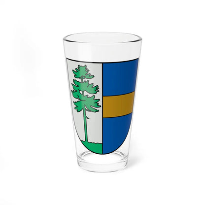 Vangazi COA (Latvia) (Coat of Arms) Pint Glass 16oz 16oz - Go Mug Yourself