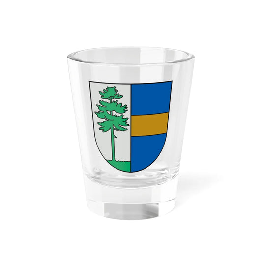 Vangazi COA (Latvia) (Coat of Arms) Shot Glass 1.5oz 1.5oz - Go Mug Yourself