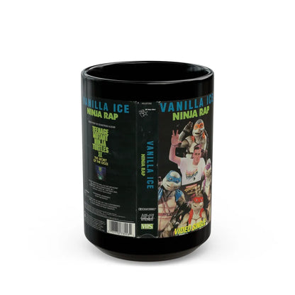 VANILLA ICE NINJA RAP TEENAGE MUTANT NINJA TURTLES (VHS COVER) - Black Coffee Mug-15oz-Go Mug Yourself