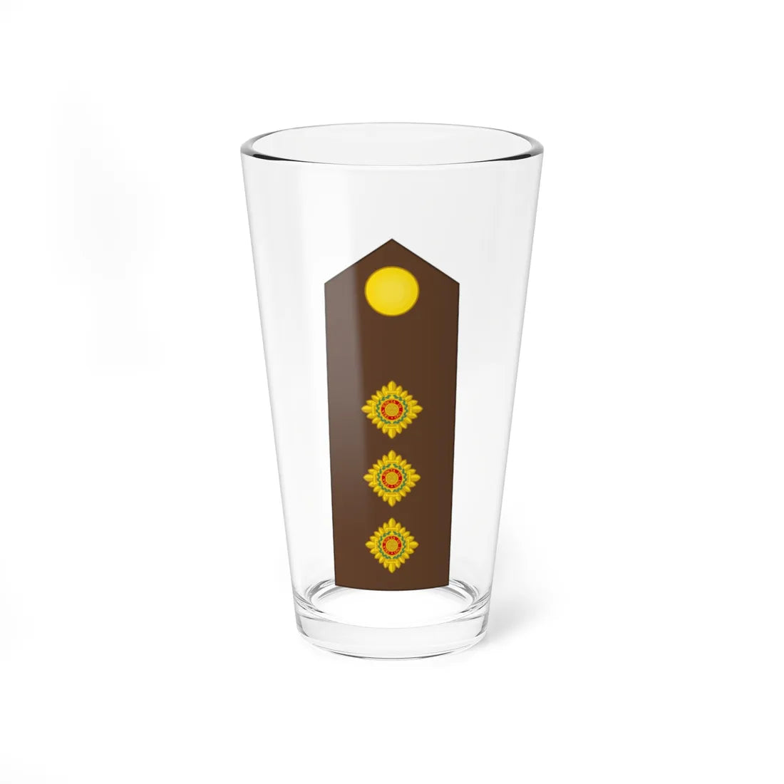 Vanuatu MF OF 02 (Vanuatu) (Military Rank) Pint Glass 16oz 16oz - Go Mug Yourself
