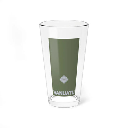 Vanuatu Mobile Force OF 1a (Vanuatu) (Military Rank) Pint Glass 16oz 16oz - Go Mug Yourself