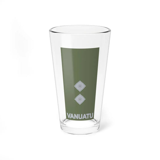 Vanuatu Mobile Force OF 1b (Vanuatu) (Military Rank) Pint Glass 16oz 16oz - Go Mug Yourself